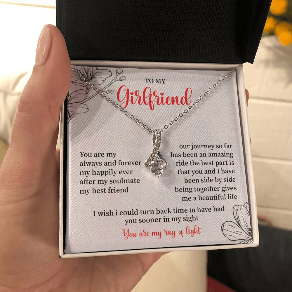 To My Girlfriend - Jewelry Gift with Message Card