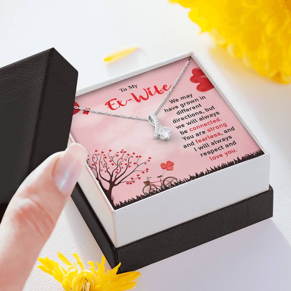 Ex-Wife Necklace Gift – Love & Respect Message Card