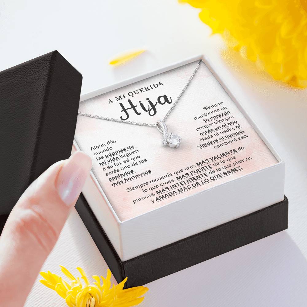 Collar Para Mi Querida Hija – Amor Incondicional de Madre