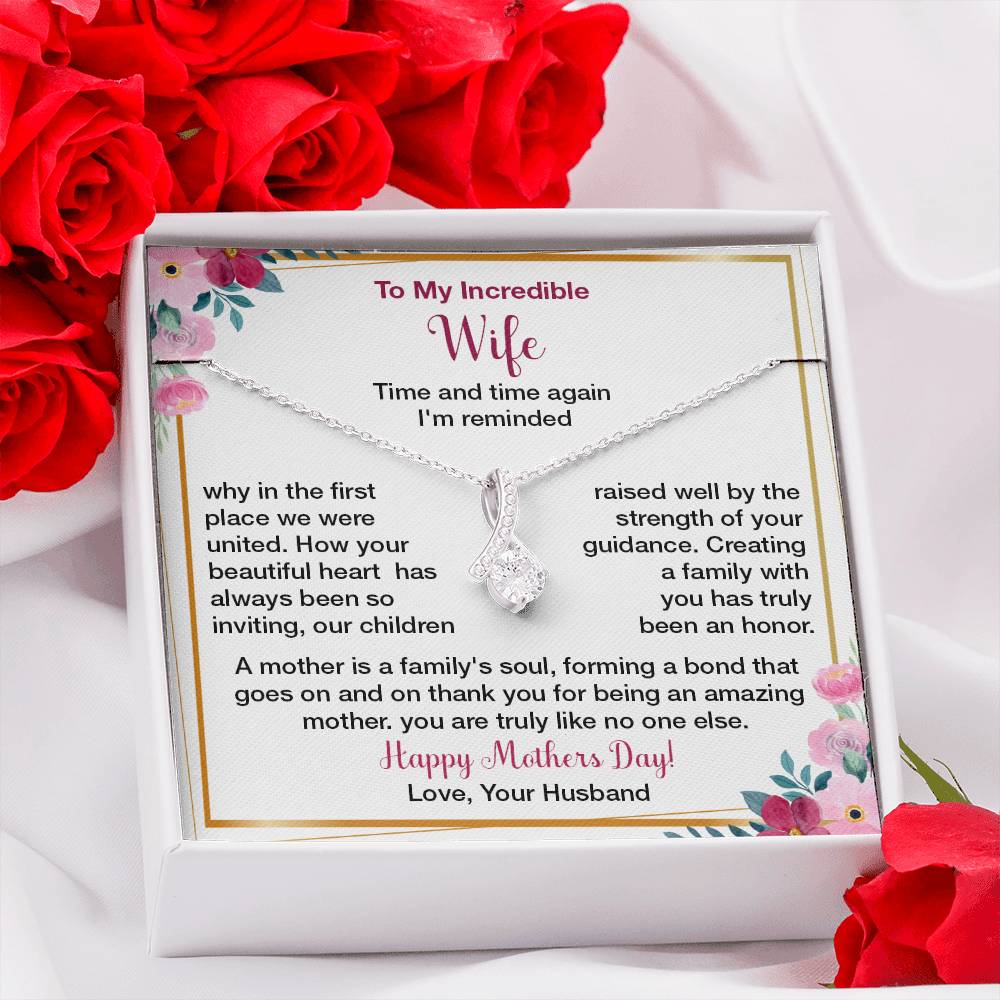 Mother’s Day Necklace Gift for Wife from Husband