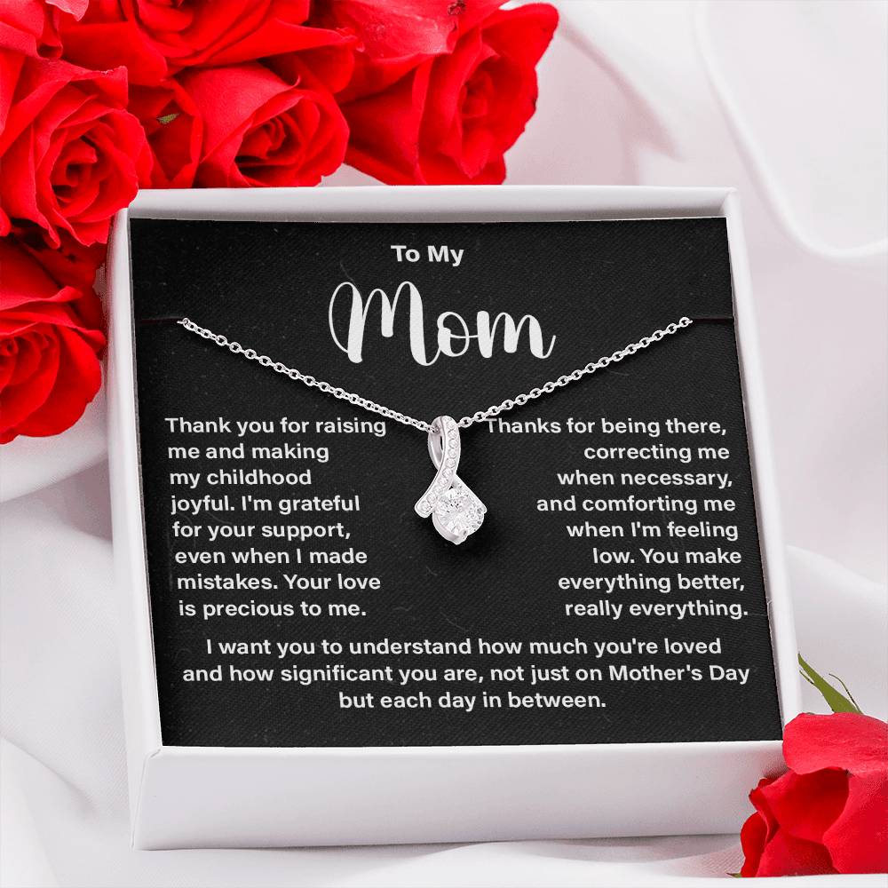 Mother Necklace Gift from Daughter or Son
