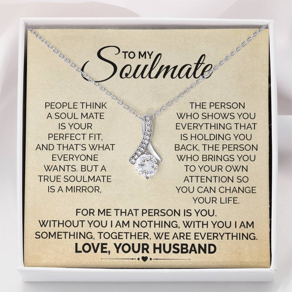 Soulmate Gift Necklace for Wife from Husband