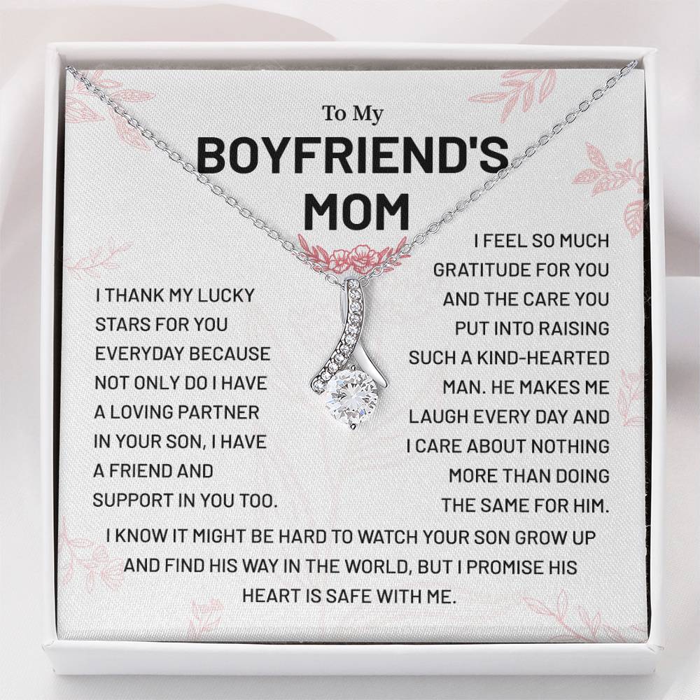 Boyfriend’s Mom Gift with Heartfelt Gratitude Message
