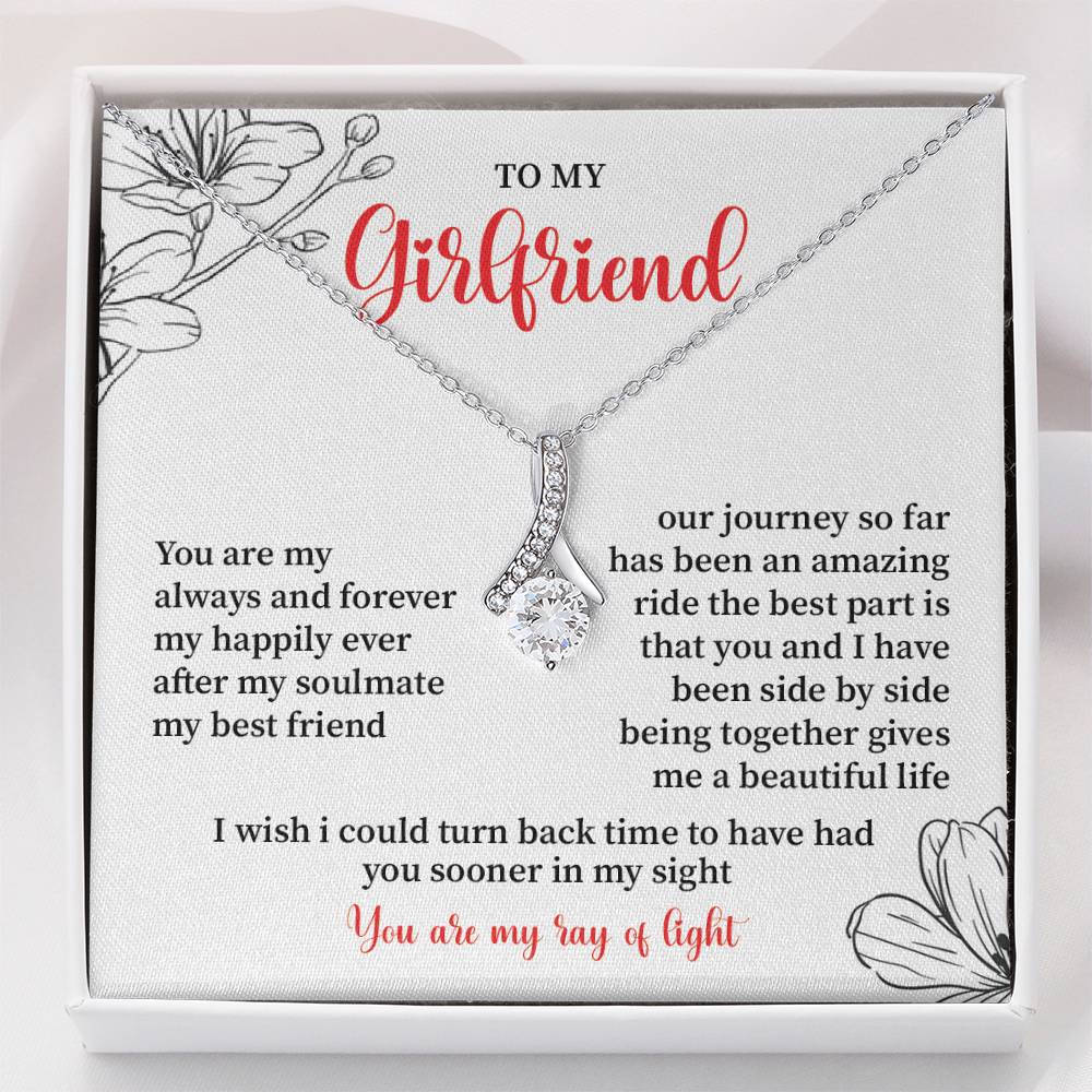 To My Girlfriend - Jewelry Gift with Message Card