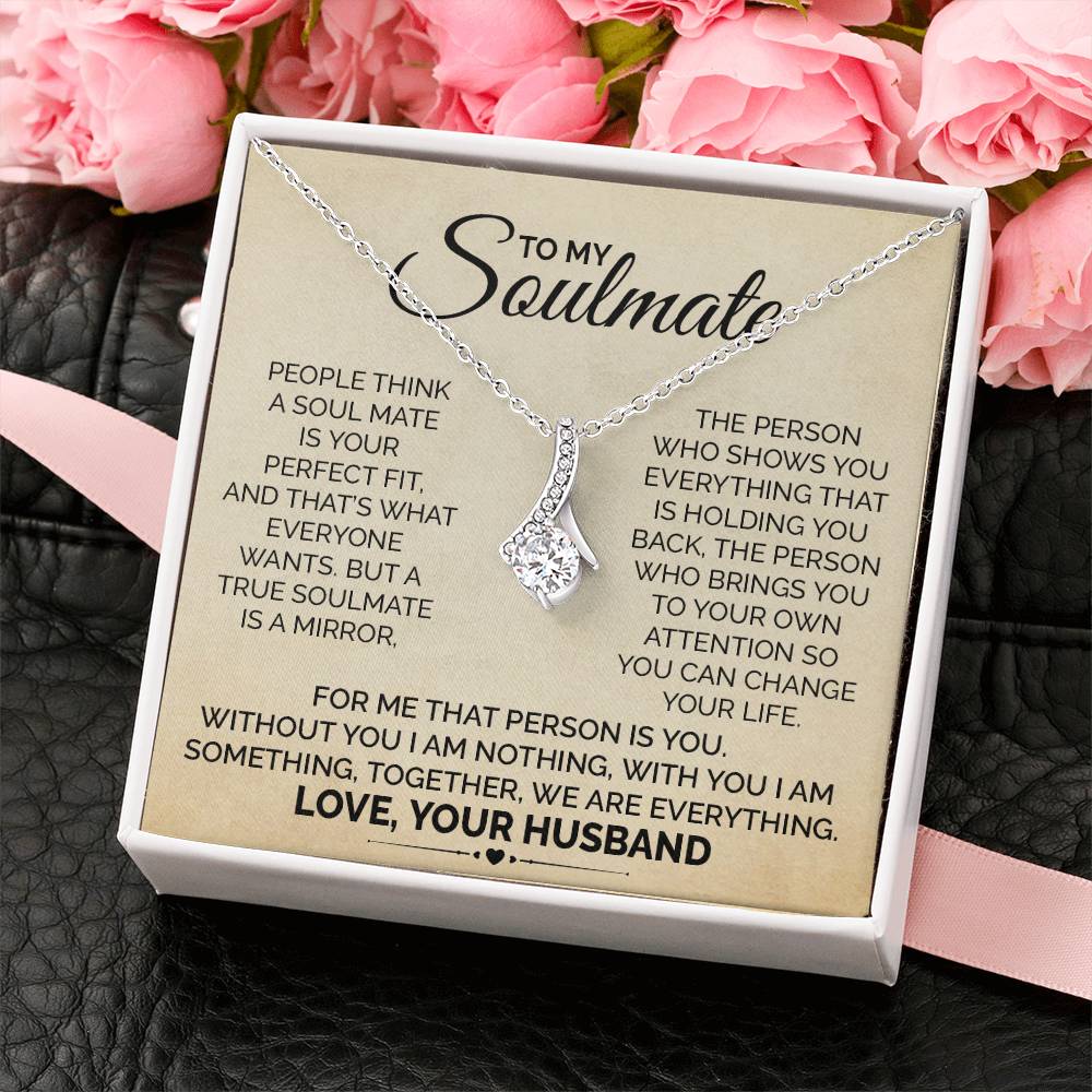 Soulmate Gift Necklace for Wife from Husband