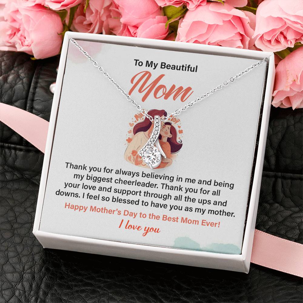 Mother’s Day Necklace Gift for Mom with Gift Box
