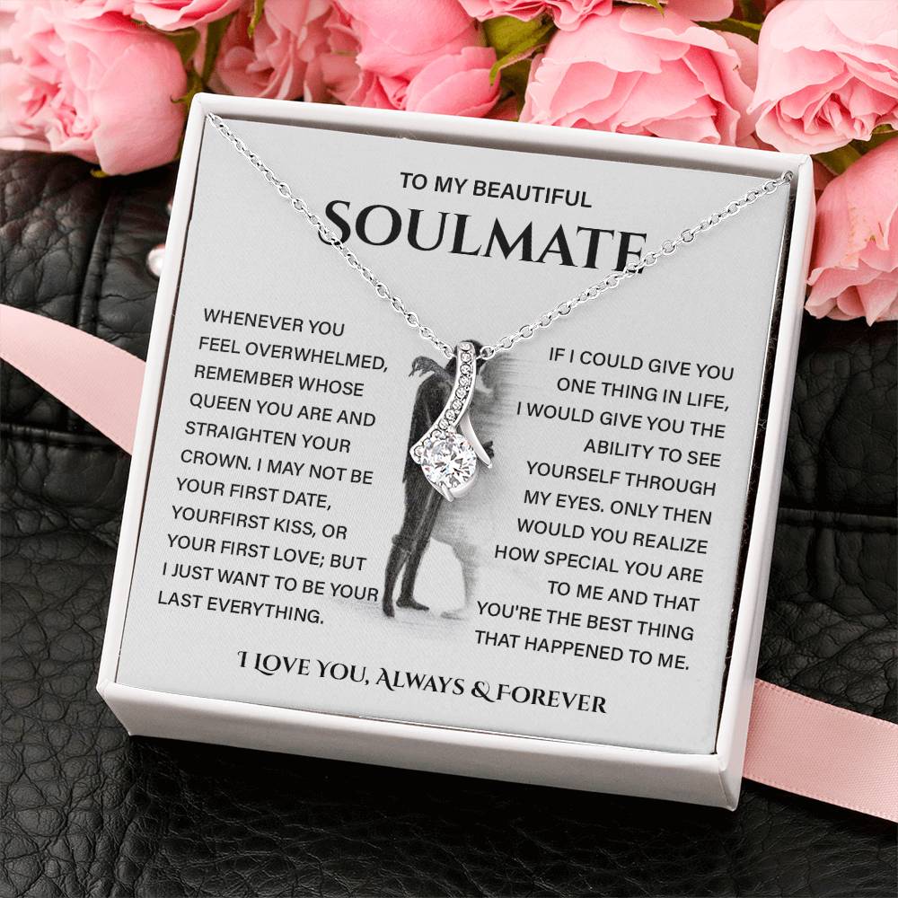 Soulmate Necklace Gift for Her – with Gift Box