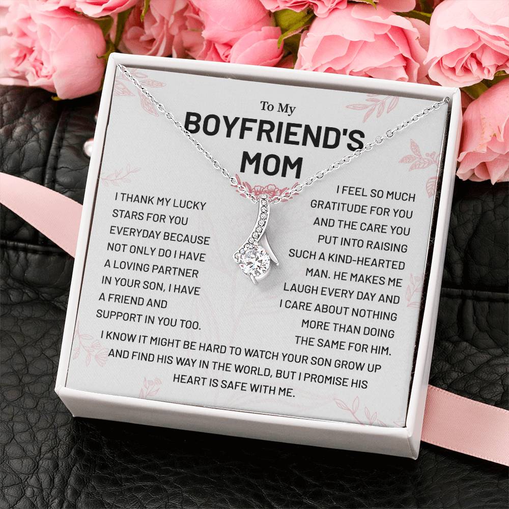 Boyfriend’s Mom Gift with Heartfelt Gratitude Message