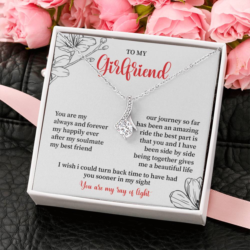 To My Girlfriend - Jewelry Gift with Message Card
