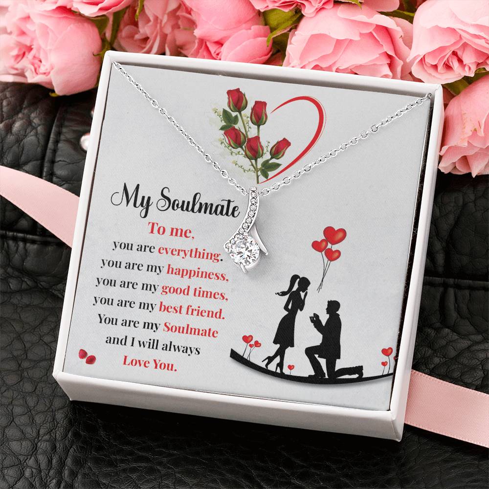 Proposal Gift Necklace for Soulmate with Love Card