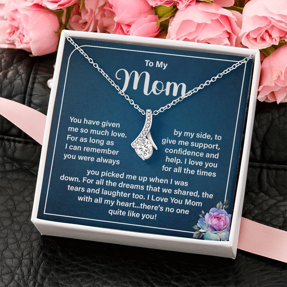Mother Necklace Gift from Daughter with Gift Box
