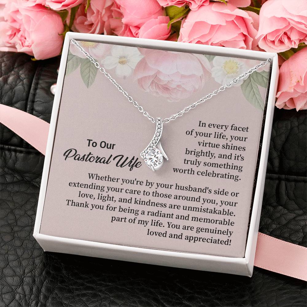 Christian Gift for Pastor’s Wife – Necklace & Message