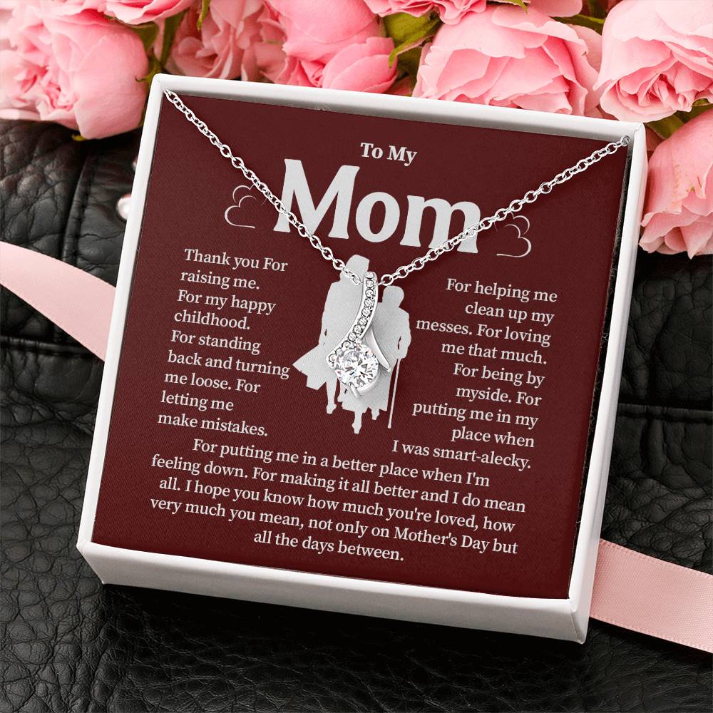 Gift for Mom from Daughter – Necklace with Gift Box