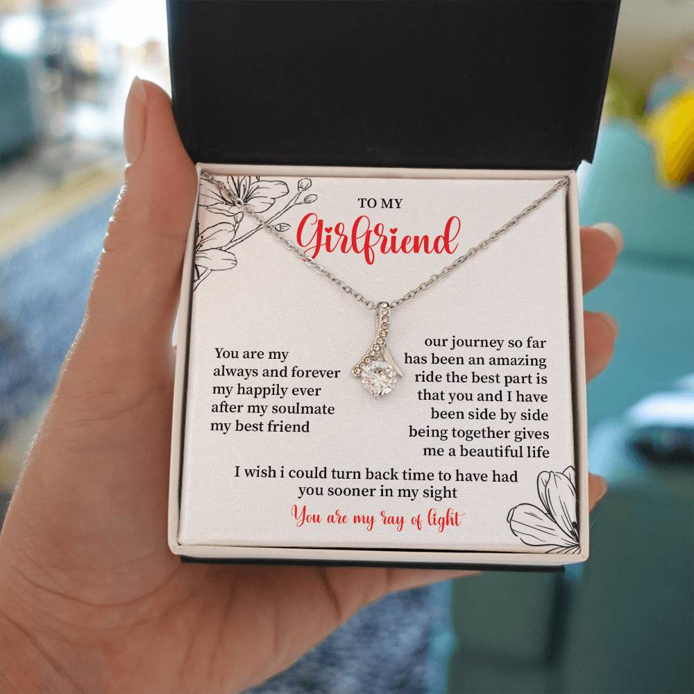 To My Girlfriend - Jewelry Gift with Message Card