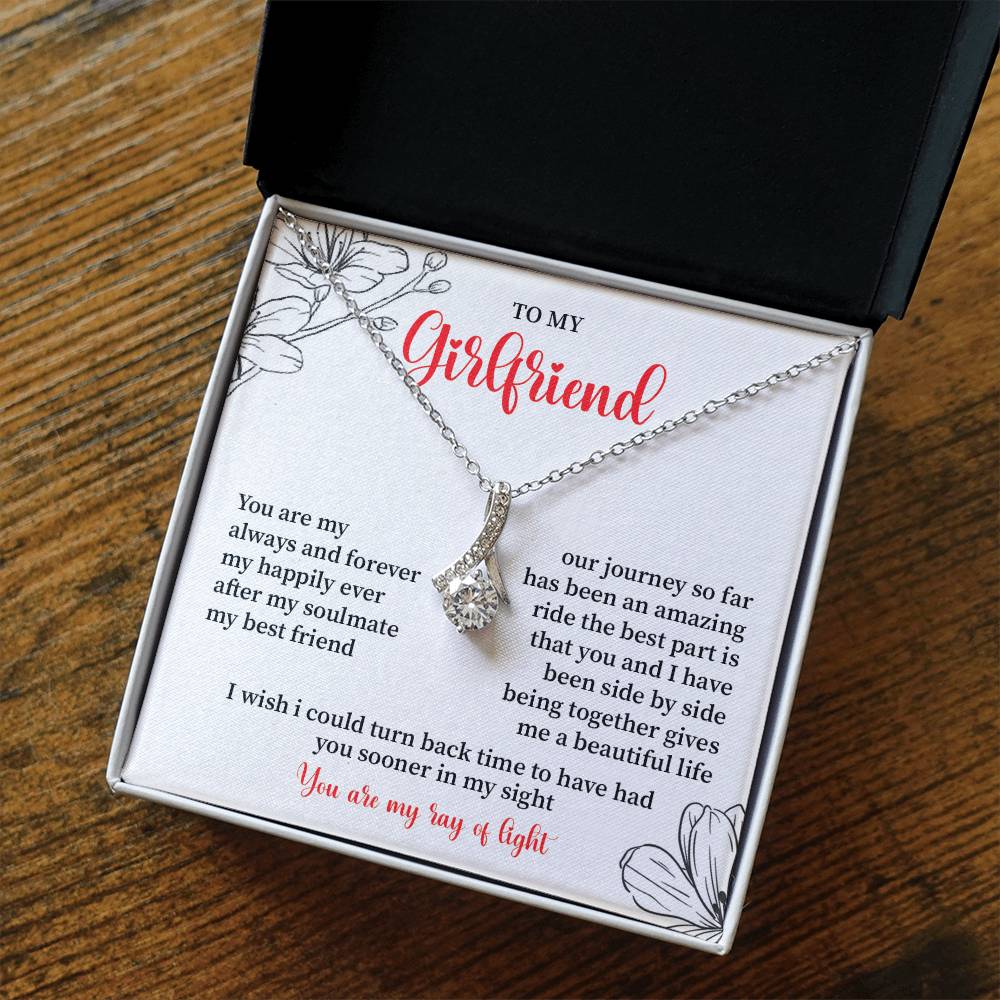 To My Girlfriend - Jewelry Gift with Message Card
