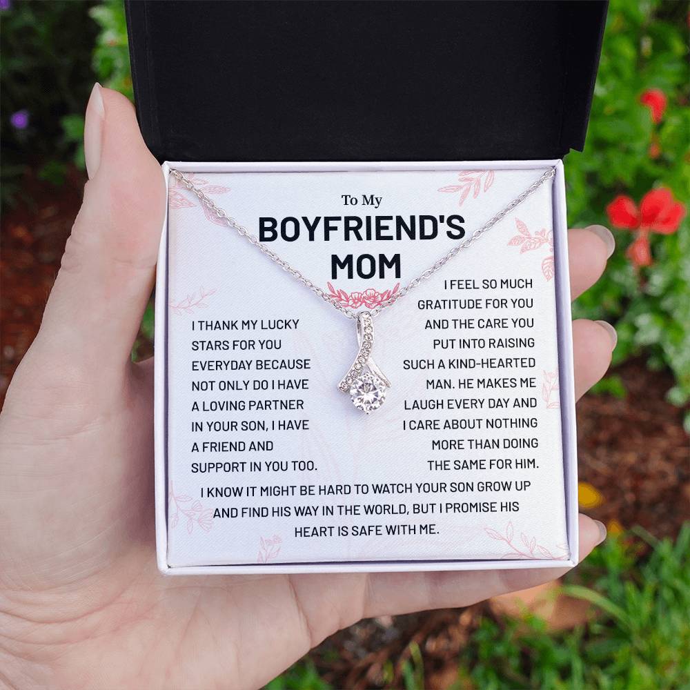 Boyfriend’s Mom Gift with Heartfelt Gratitude Message