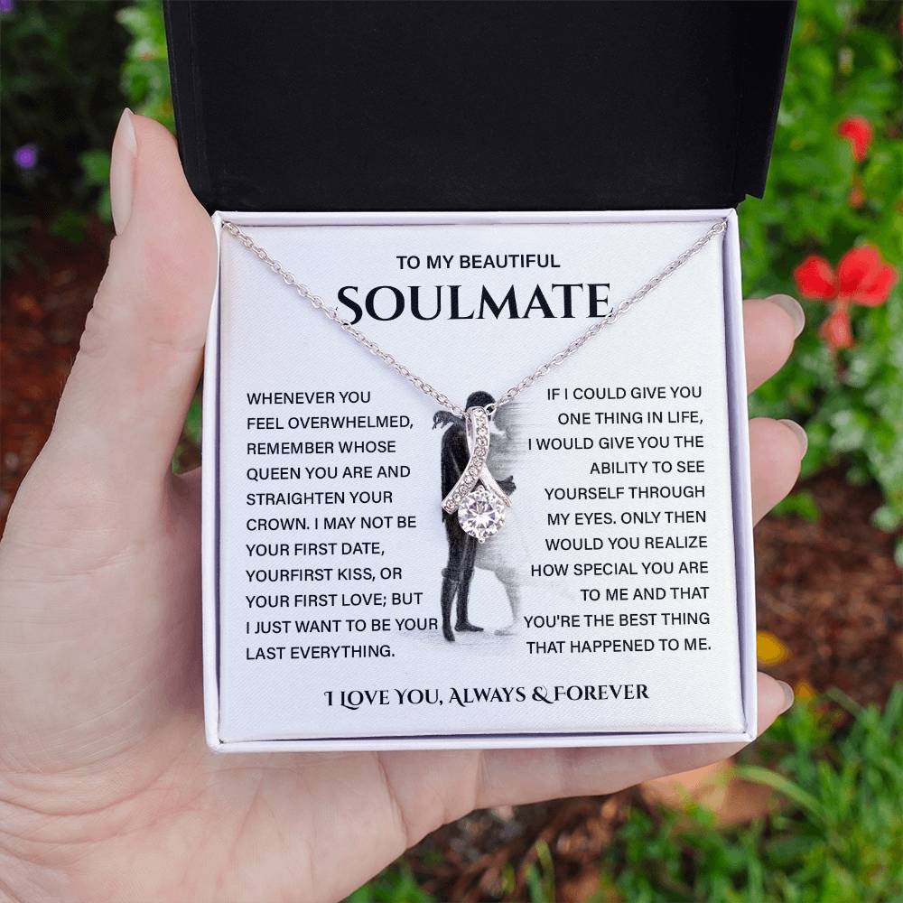 Soulmate Necklace Gift for Her – with Gift Box
