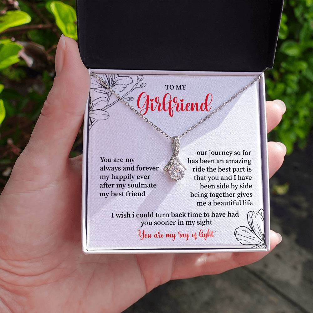 To My Girlfriend - Jewelry Gift with Message Card