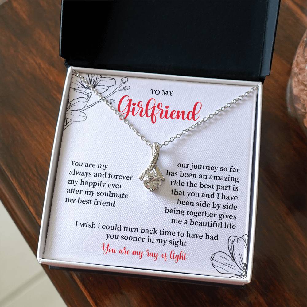 To My Girlfriend - Jewelry Gift with Message Card
