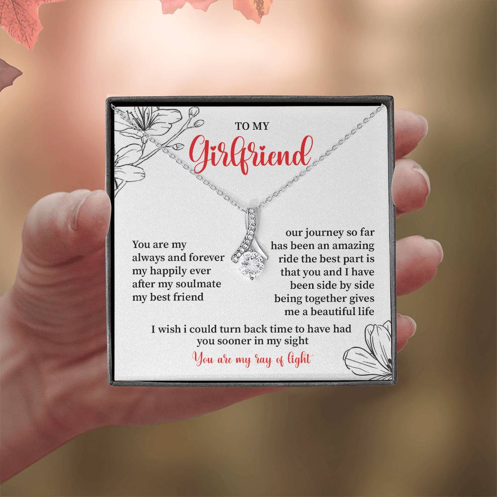 To My Girlfriend - Jewelry Gift with Message Card