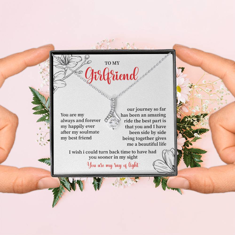 To My Girlfriend - Jewelry Gift with Message Card