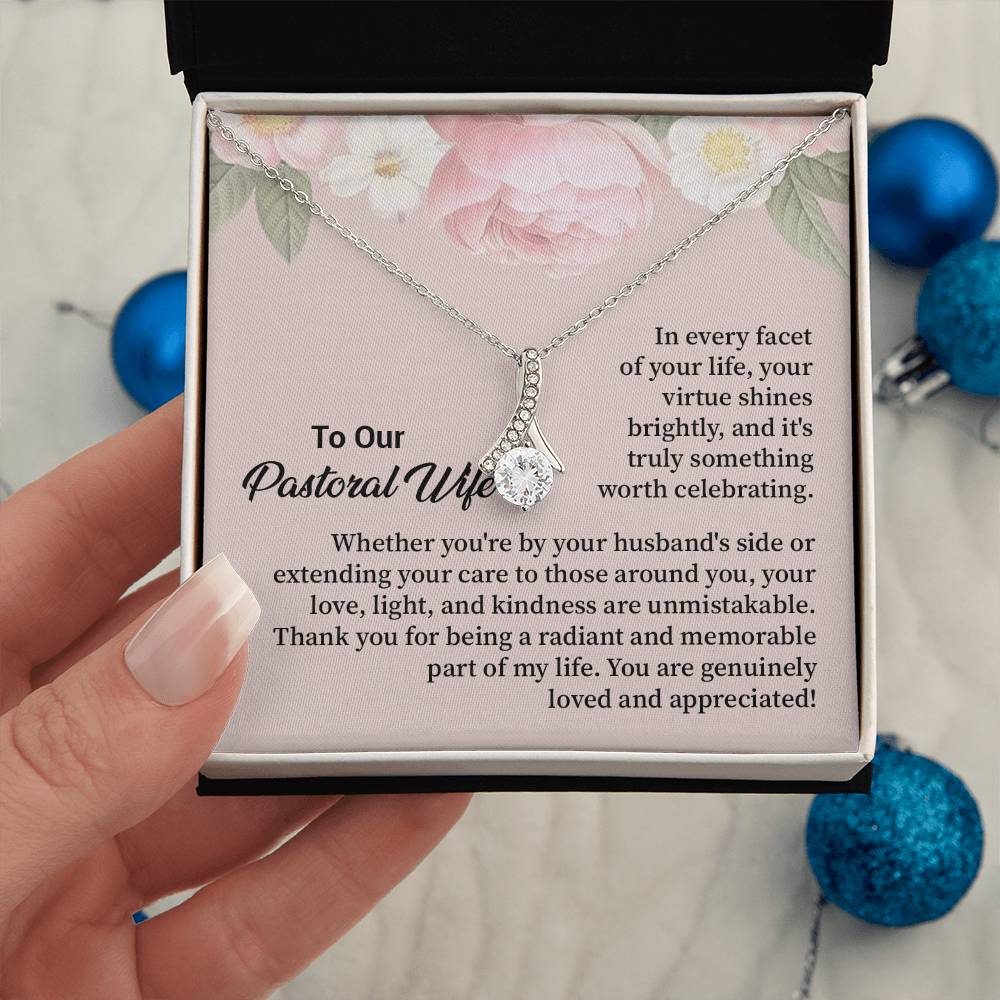Christian Gift for Pastor’s Wife – Necklace & Message