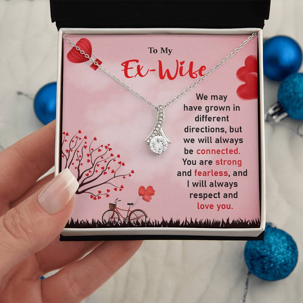 Ex-Wife Necklace Gift – Love & Respect Message Card