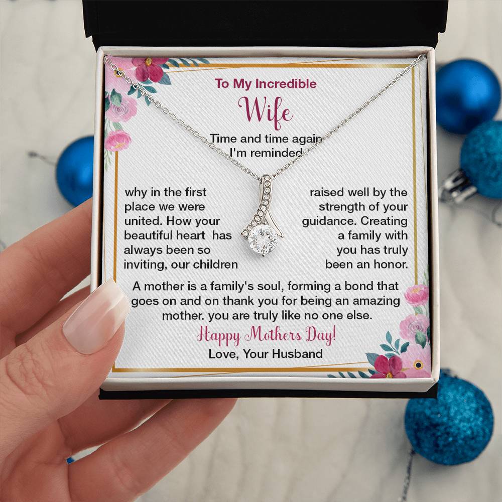Mother’s Day Necklace Gift for Wife from Husband