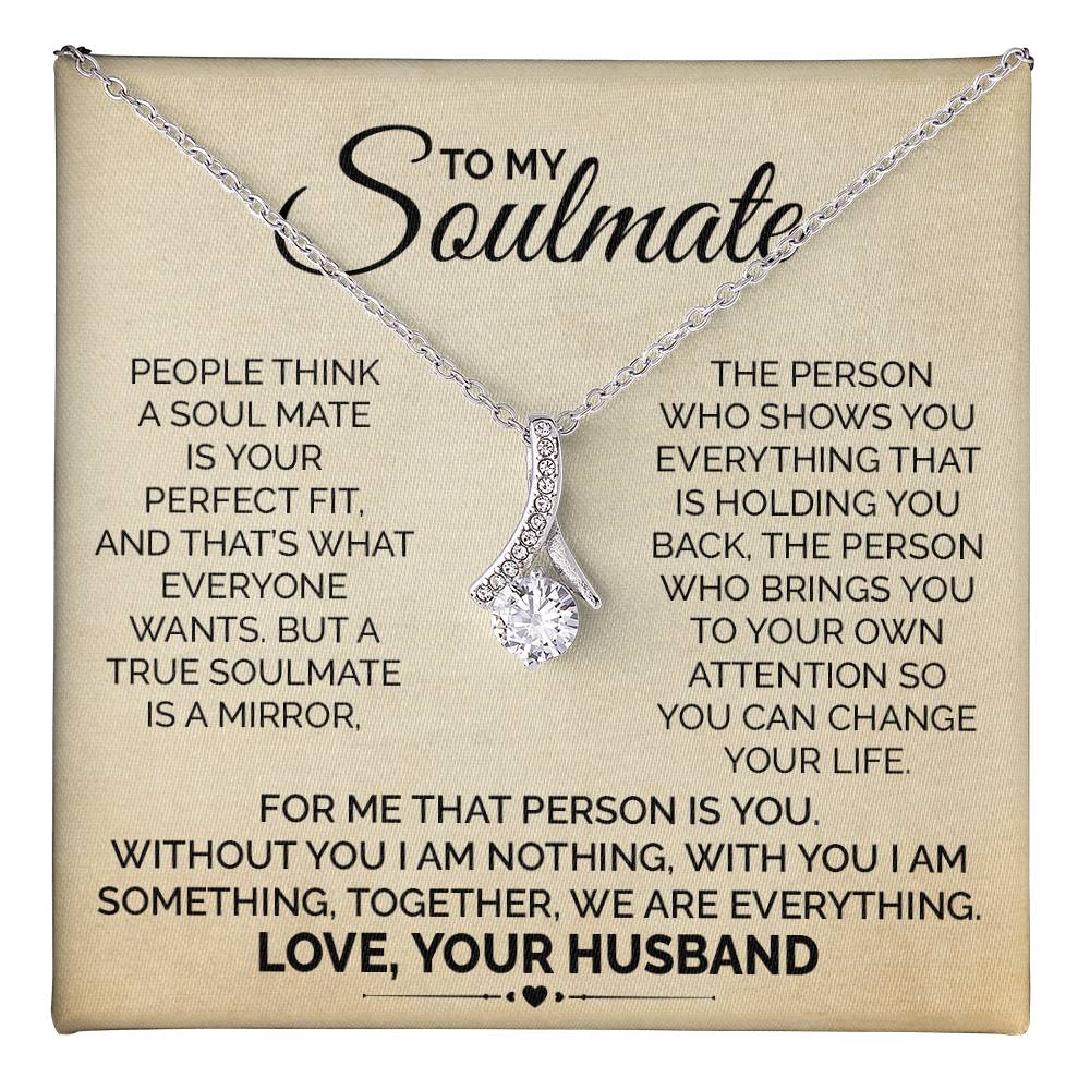 Soulmate Gift Necklace for Wife from Husband