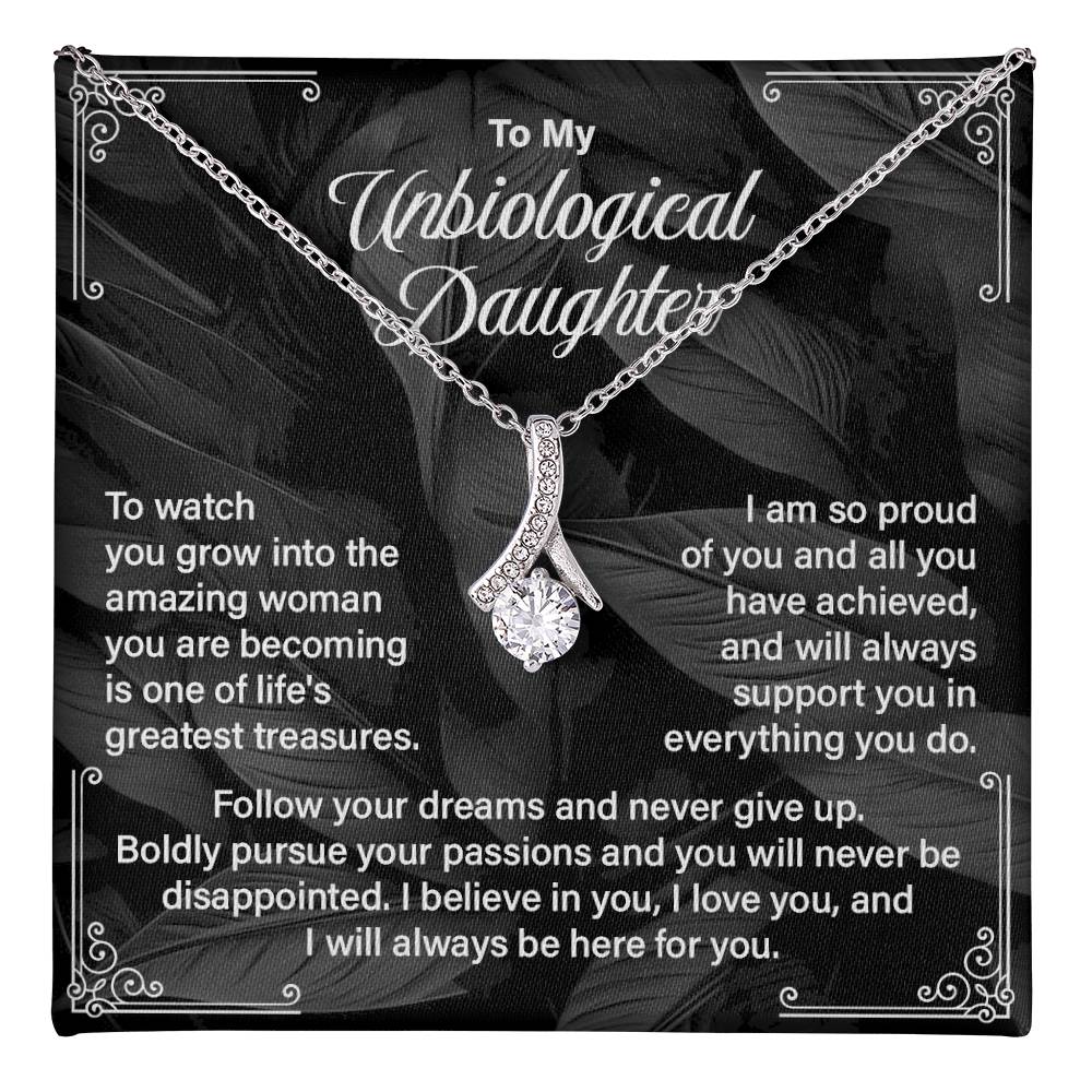 Bonus Daughter Gift Necklace with Message Card