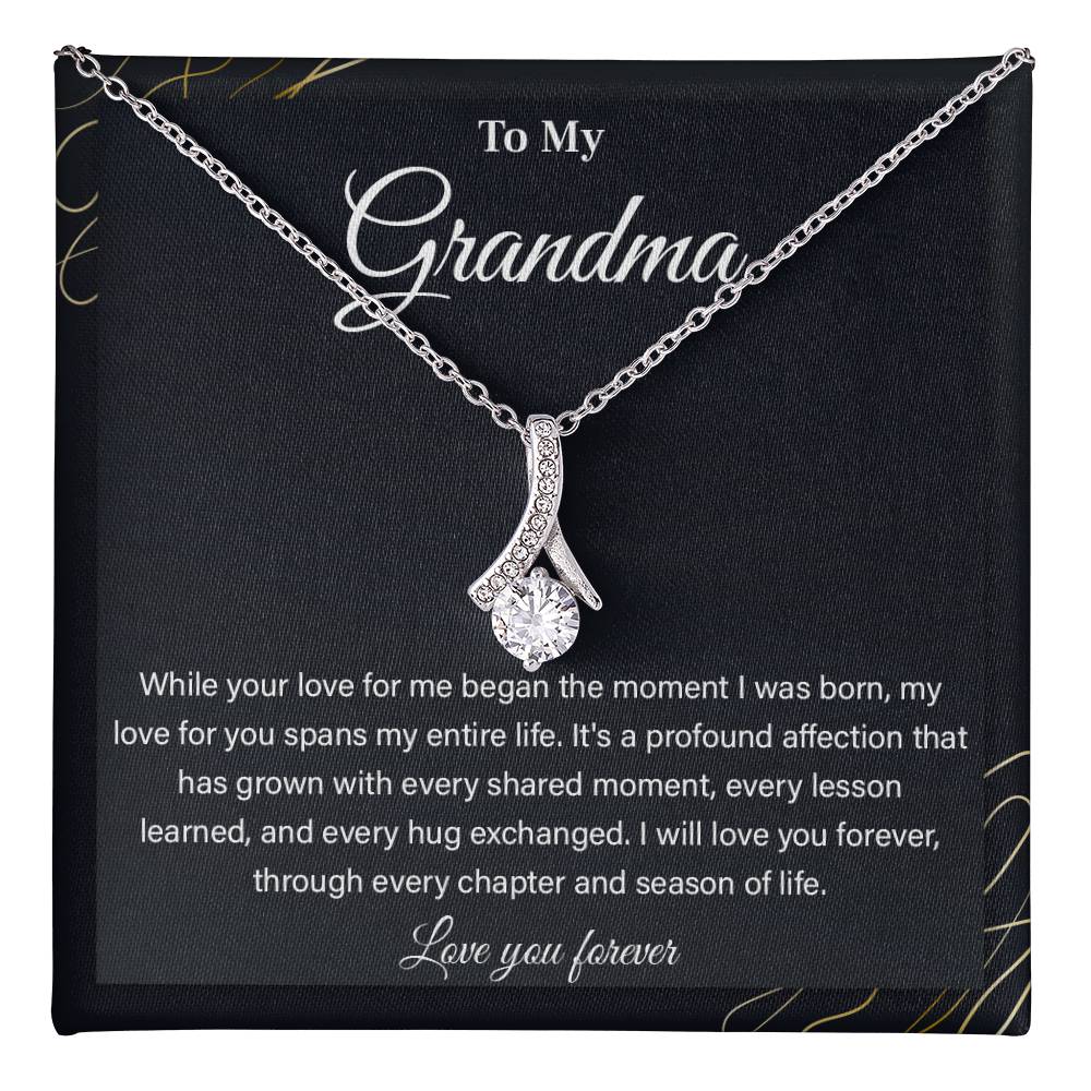 Cherished Gift for Grandma With Eternal Love Note