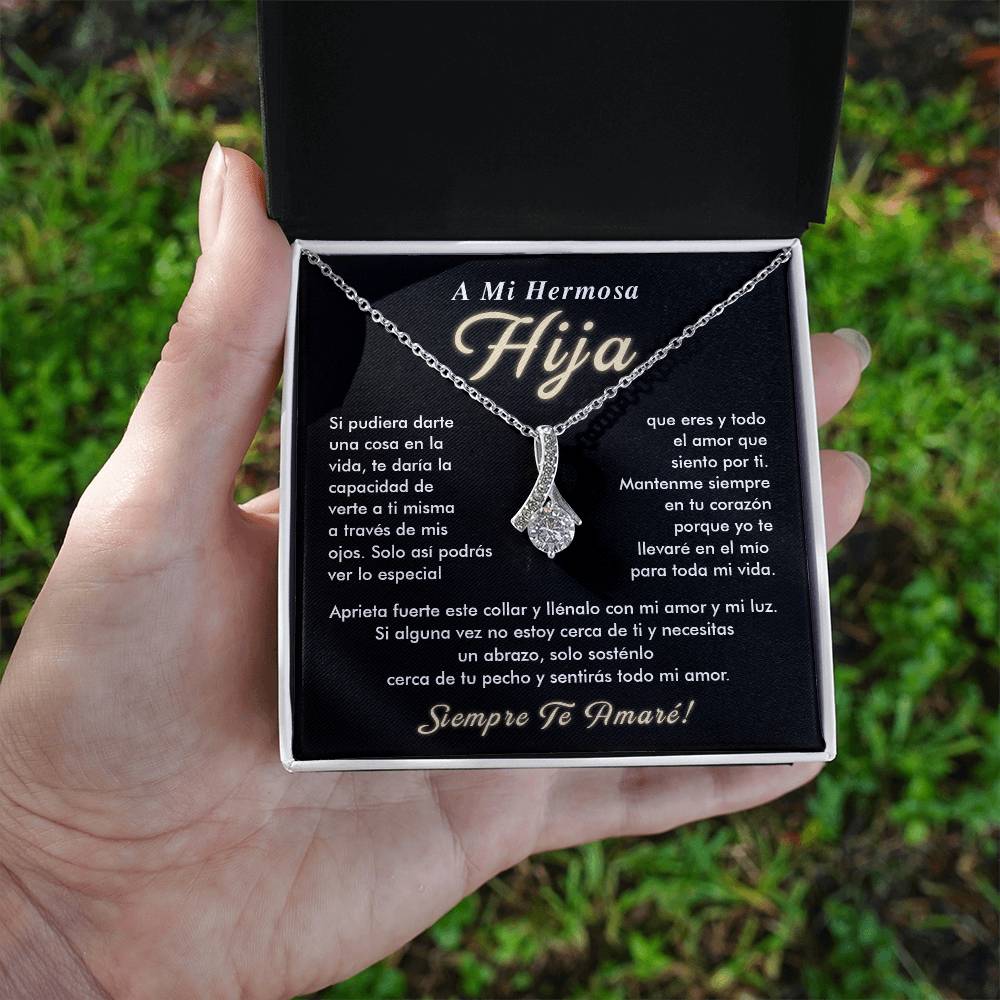 Collar Para Mi Hija – Mensaje de Amor y Valor desde Mamá