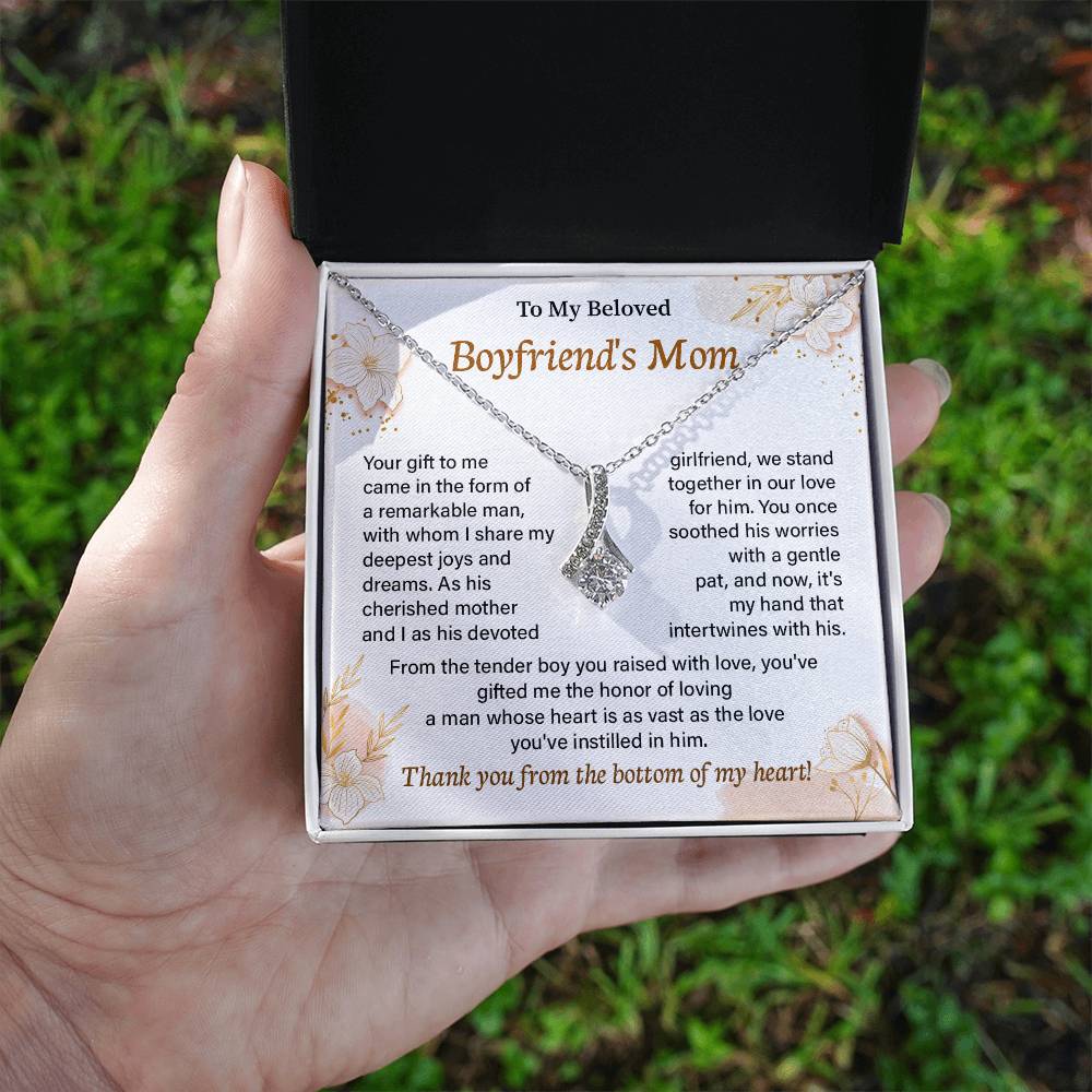 Boyfriend's Mom Necklace Gift from Girlfriend