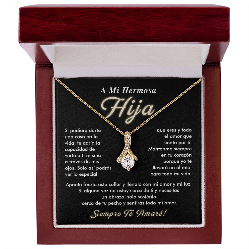 Collar Para Mi Hija – Mensaje de Amor y Valor desde Mamá