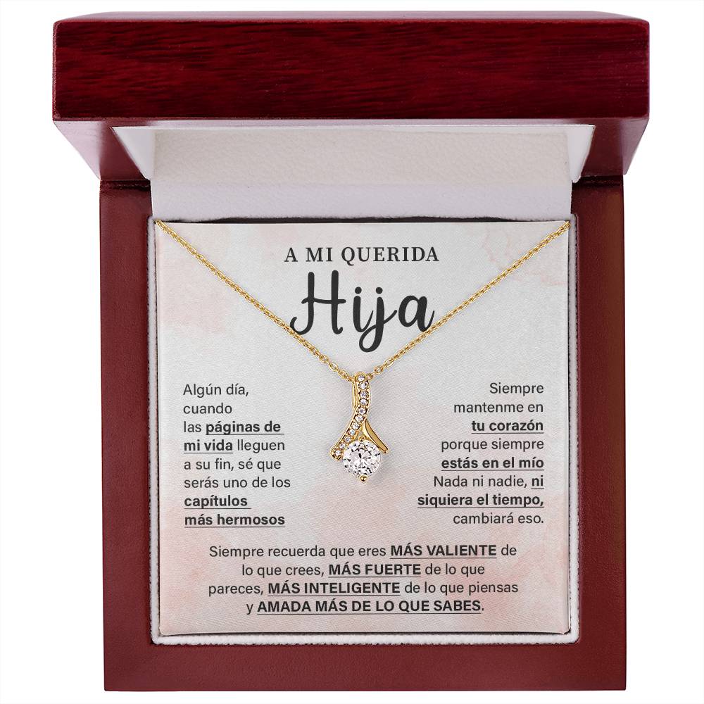 Collar Para Mi Querida Hija – Amor Incondicional de Madre