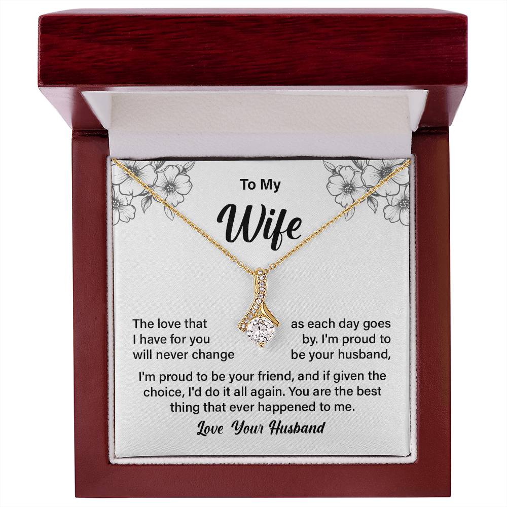 Necklace Gift for Wife from Husband with Gift Box
