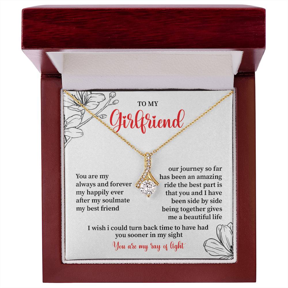 To My Girlfriend - Jewelry Gift with Message Card