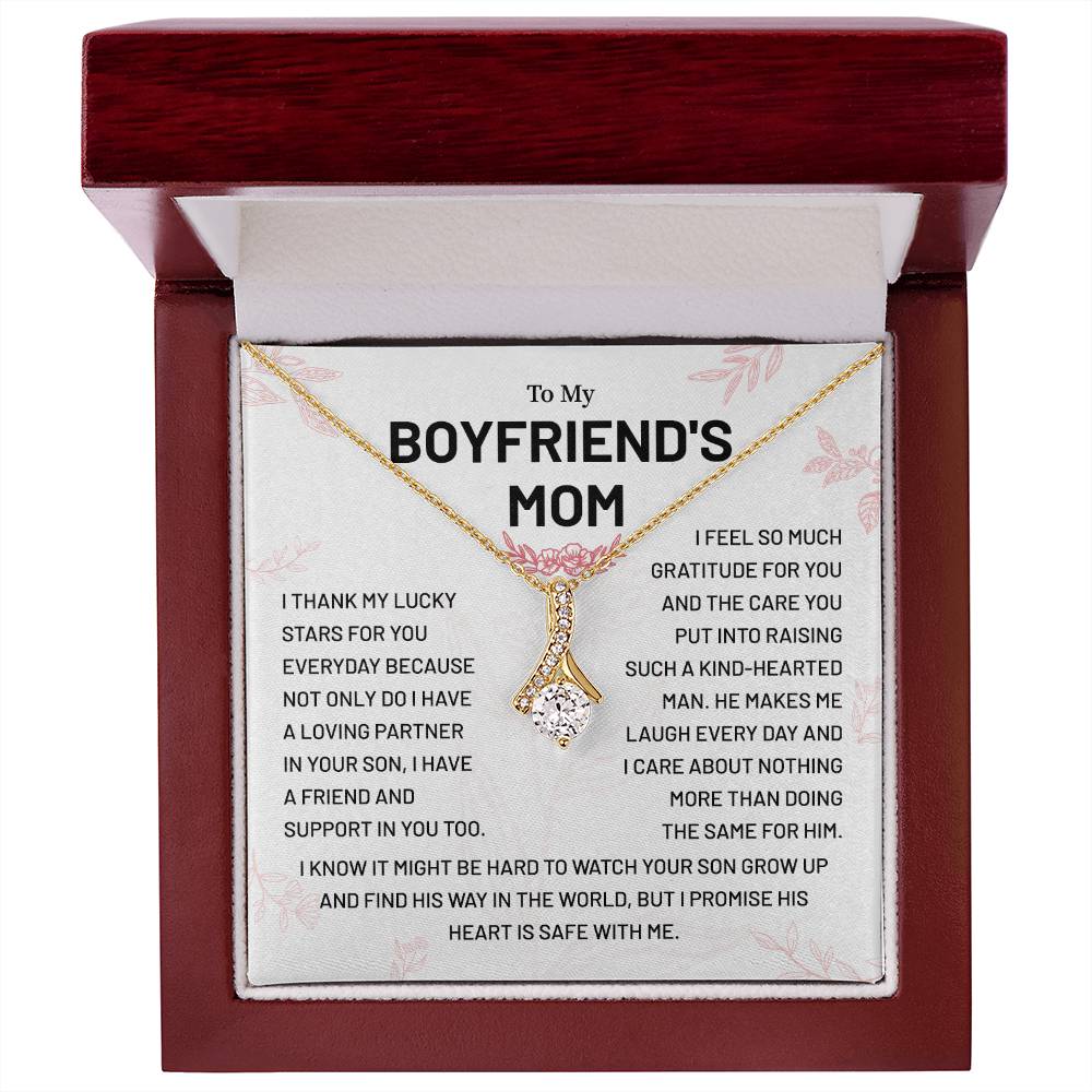 Boyfriend’s Mom Gift with Heartfelt Gratitude Message