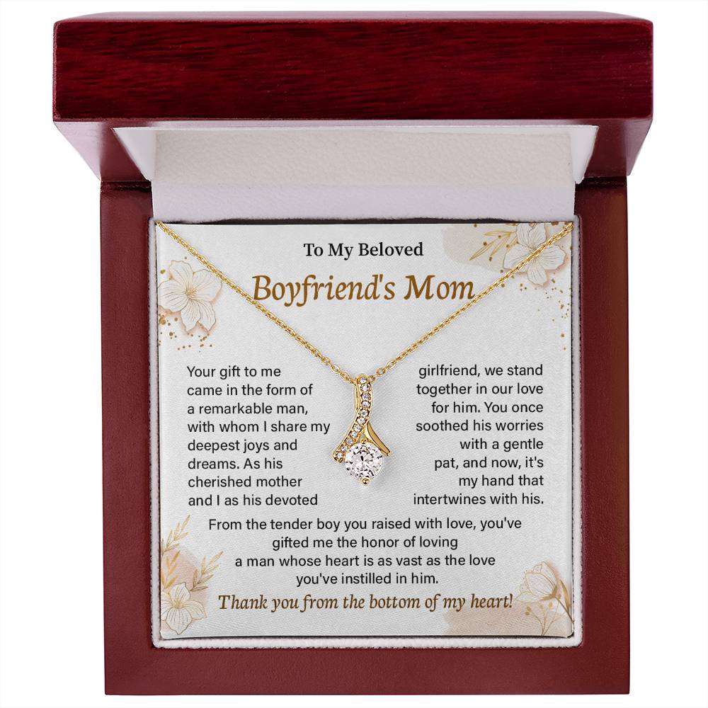 Boyfriend's Mom Necklace Gift from Girlfriend