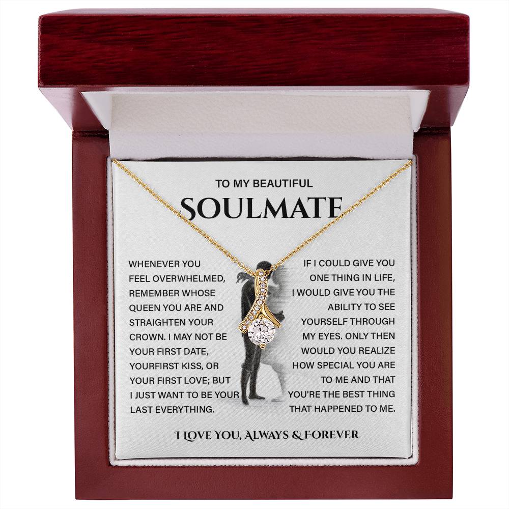 Soulmate Necklace Gift for Her – with Gift Box