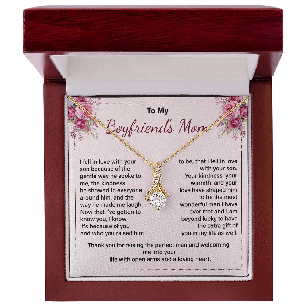 Boyfriend’s Mom Necklace Gift from Girlfriend