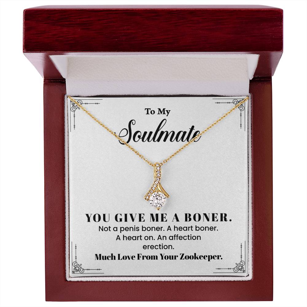 Funny Necklace Gift for Girlfriend Zookeeper Card