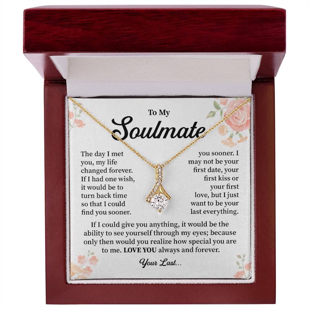 Soulmate Pendant Necklace for Her – Gift Box Jewelry