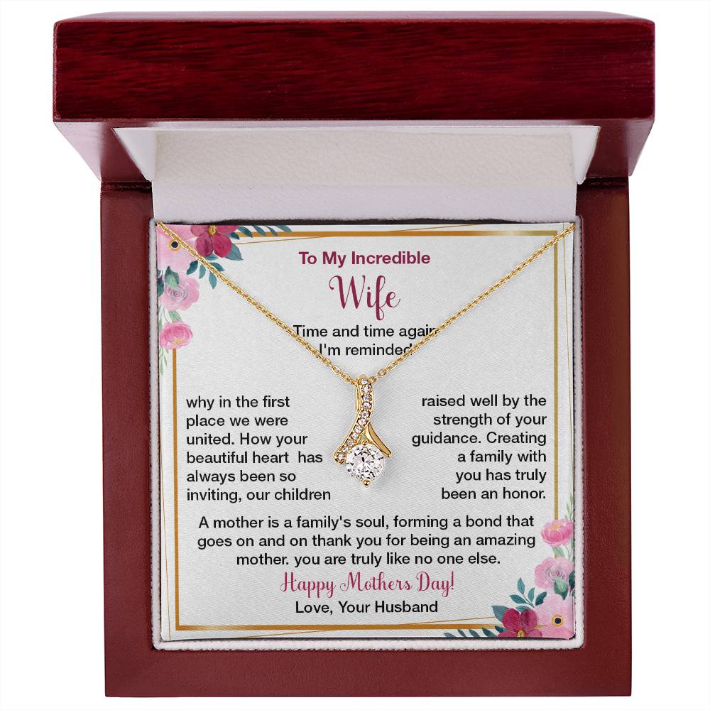 Mother’s Day Necklace Gift for Wife from Husband