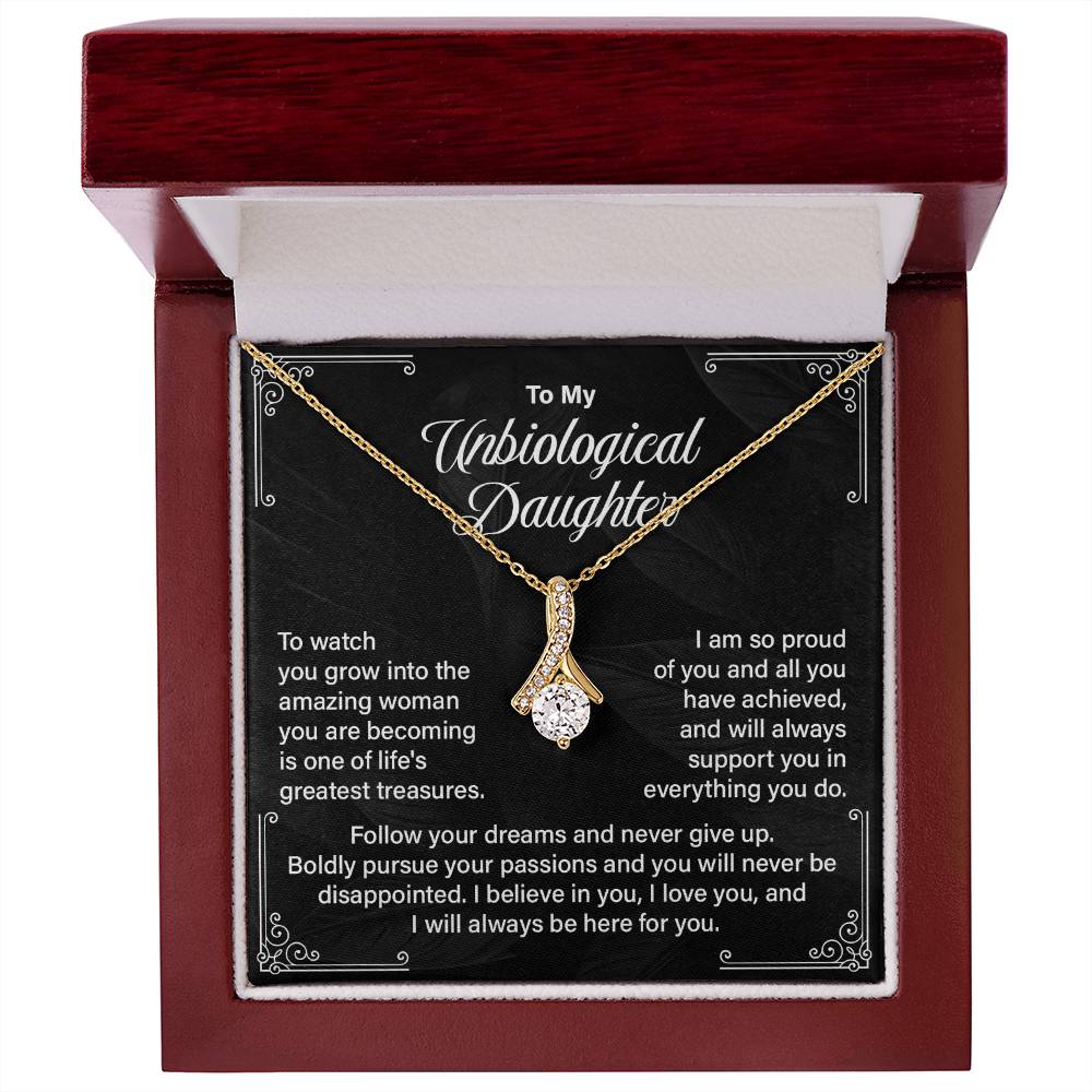 Bonus Daughter Gift Necklace with Message Card