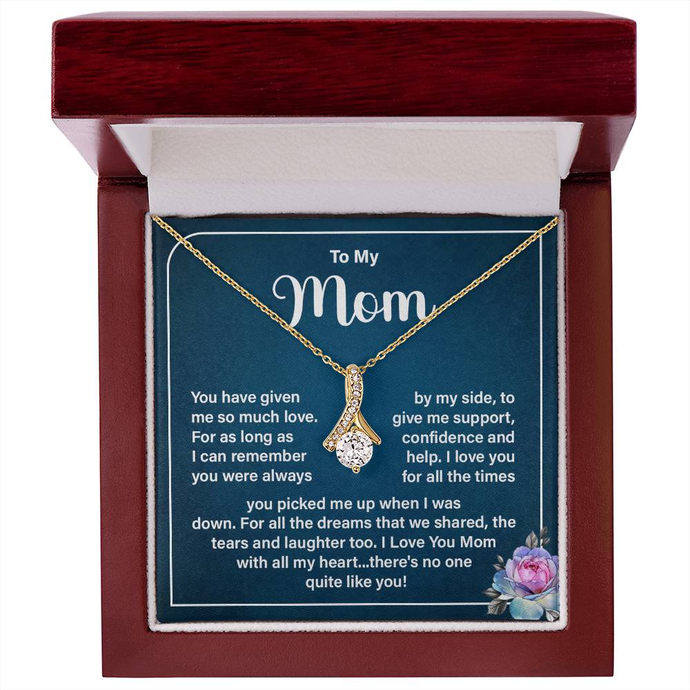 Mother Necklace Gift from Daughter with Gift Box