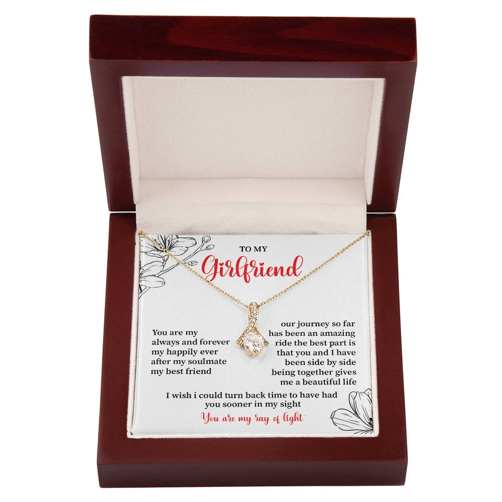 To My Girlfriend - Jewelry Gift with Message Card