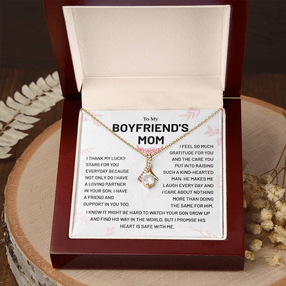 Boyfriend’s Mom Gift with Heartfelt Gratitude Message