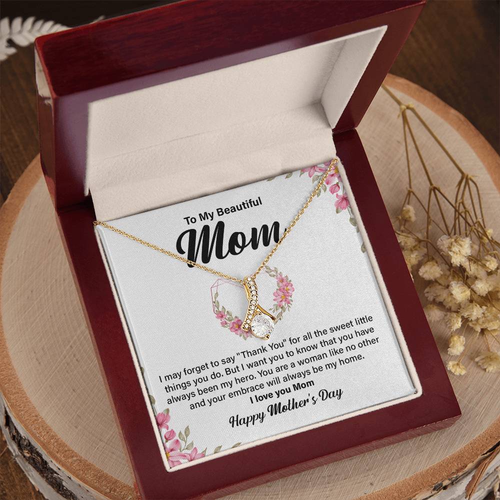 Beautiful Mom Gift for Mother’s Day with Card