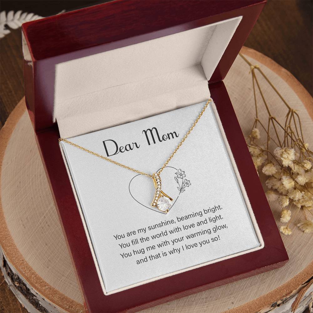 Meaningful Necklace For Mom With Message Card & Gift Box